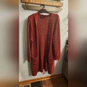 🍉Elegant Brick Red Women's Cardigan